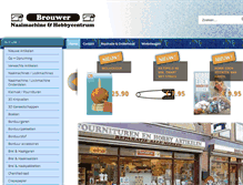 Tablet Screenshot of brouwernaaimachines.nl